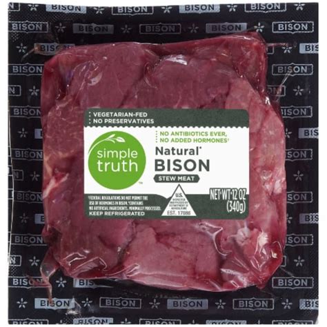 Simple Truth™ Natural Bison Stew Meat, 12 oz - Ralphs