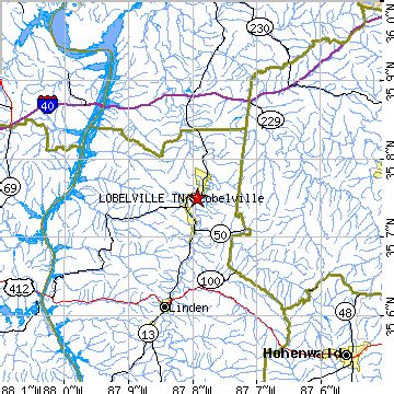 Lobelville, Tennessee (TN) ~ population data, races, housing & economy