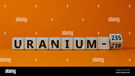 Uranium enrichment symbol. Turned the cube and changes words 'uranium-238' to 'uranium-235 ...