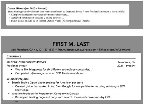 How to List Projects on a Resume