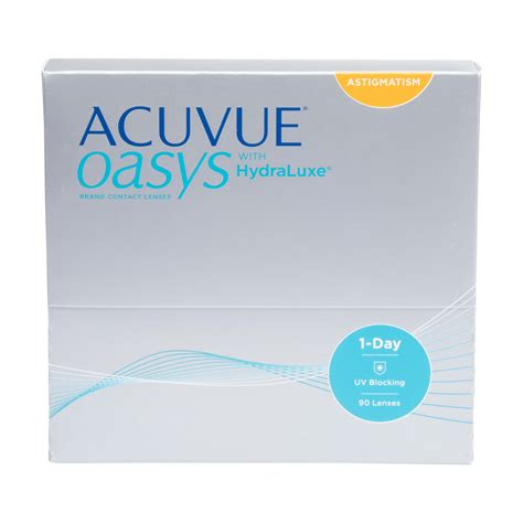 ContactsCart | Acuvue Oasys 1-Day with Hydraluxe for Astigmatism 90pk