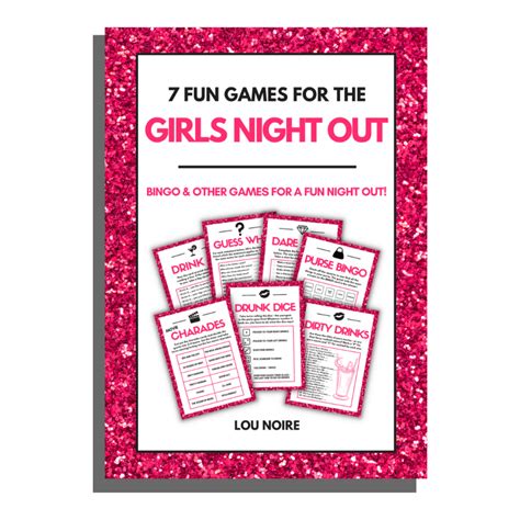 7 Fun Games For The Girls Night Out - Lou Noire