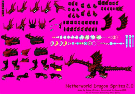 Netherworld Dragon Sprites 2.0 by supaman2525 on DeviantArt