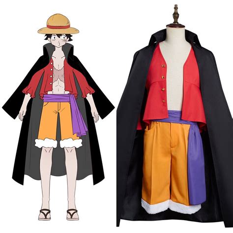 Monkey D. Luffy One Piece cosplay (Onigashima Raid Outfit), Men's Fashion, Coats, Jackets and ...