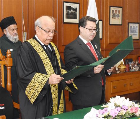 HCJP ADMINISTERS OATH TO MR. MOHAMMAD JALAL SIKANDAR SULTAN AS CHIEF ...