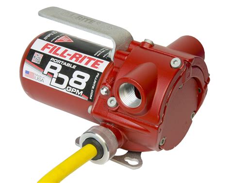 Fill-Rite RD812NP 8 GPM 12V Portable Fuel Transfer Pump with Manual ...