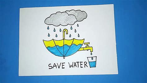 Save water creative drawing HD wallpaper | Pxfuel