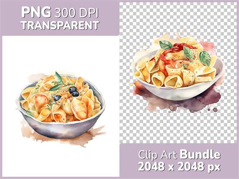 Bowl Of Spaghetti Clipart Transparent