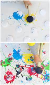 Paint Splat Art Activity For Kids - Crafty Morning