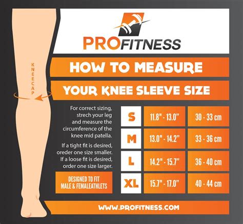 Entry #11 by MagdalenaJan for Design a Knee Sleeve Size Chart | Freelancer