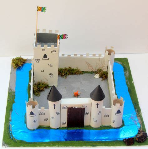 How to Make a Roman Castle | home school | Castle crafts, Cardboard castle, Kids castle