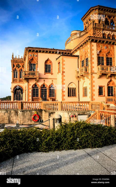 The Ca d' Zan Mansion in Sarasota FL. Home of John and Mabel Ringling Stock Photo - Alamy