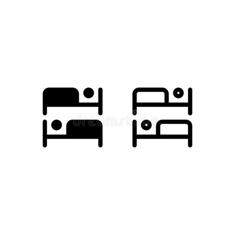 Rest Area Sleep Hotel Inn Icon, Logo, and Illustration Stock Vector - Illustration of home ...