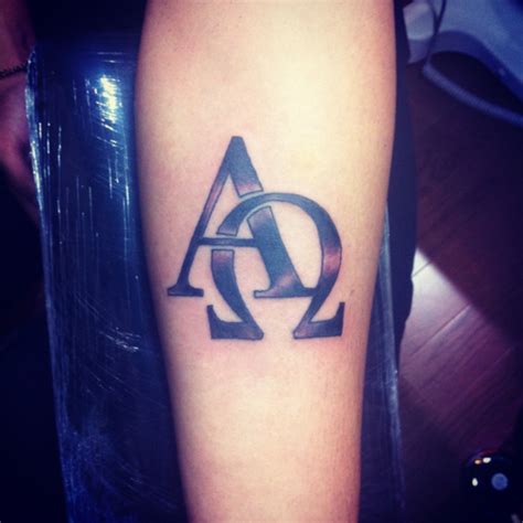 Alpha And Omega Tattoo