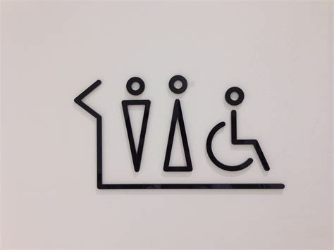 Toilet sign Hotel Signage, Wayfinding Signage, Signage Design, Wayfinding System, Toilet Signage ...