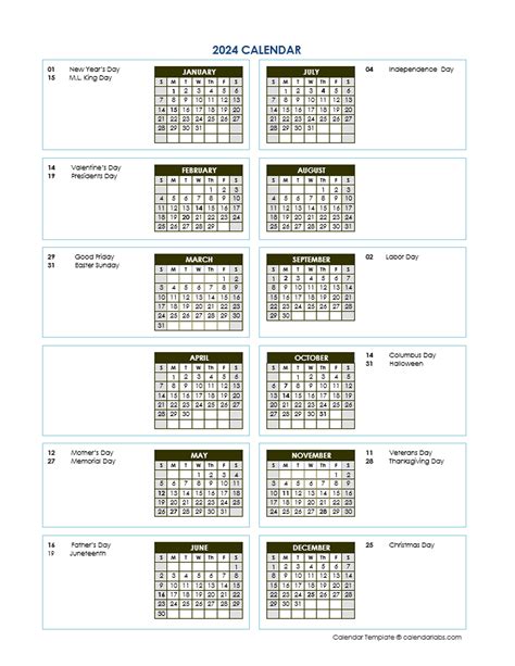 Payroll Calendar 2024