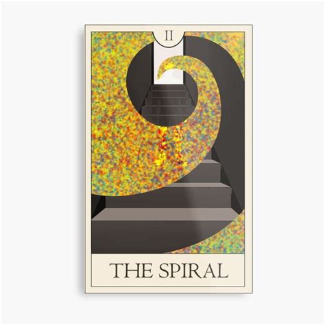 "The Spiral - The Magnus Archives Tarot Series" Metal Print by bellumcatilina | Redbubble