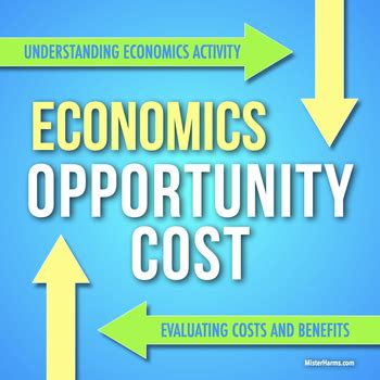 ECONOMICS: Opportunity Cost Scenarios Lesson by Mister Harms | TpT