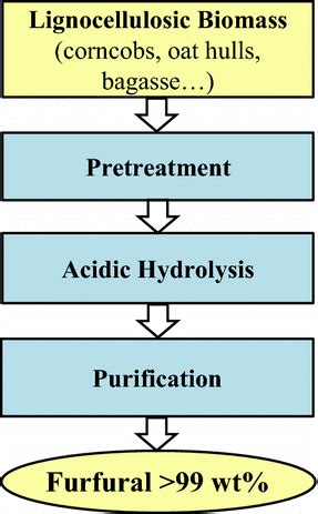 Schematic diagram of the furfural production from lignocellulosic ...