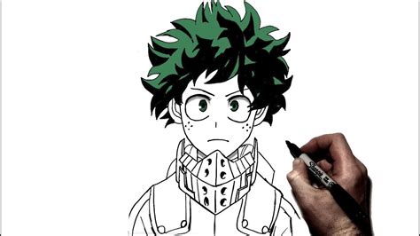 Deku Mha Drawings Easy