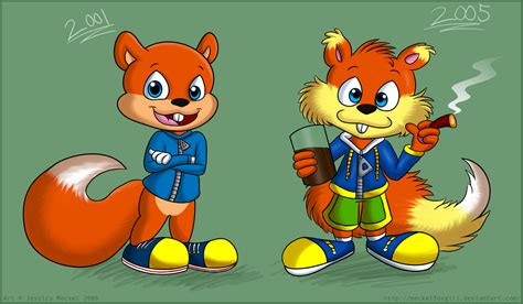 Conker by MeckelFoxStudio on DeviantArt