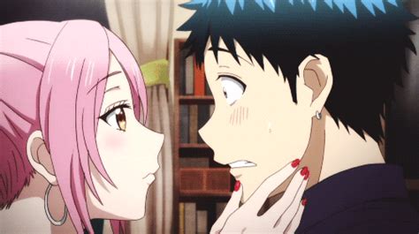 Kiss Anime Gif Kiss Anime Couple Discover Share Gifs - vrogue.co