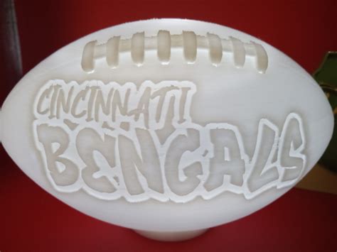 STL file Cincinnati Bengals GRAFFITI FOOTBALL LIGHT・3D printer model to ...