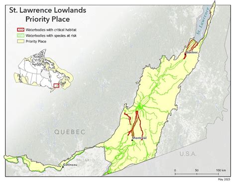 St Lawrence Lowlands Map - Chicky Blondelle