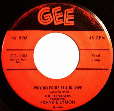 Frankie Lymon & The Teenagers - Why Do Fools Fall In Love - a photo on ...