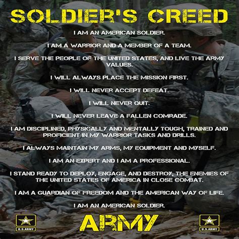 US Army Soldiers Creed: A Guide to the Values and Principles Every ...