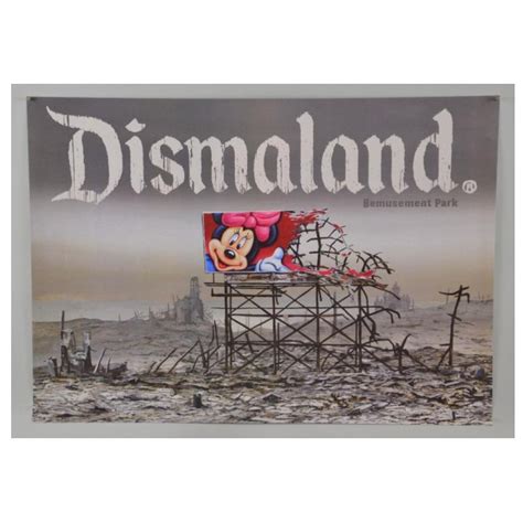 BANKSY - ORIGINAL LIMITED EDITION DISMALAND POSTER - c2015 (ORIGINAL TUBE/UNUSED), Furniture ...