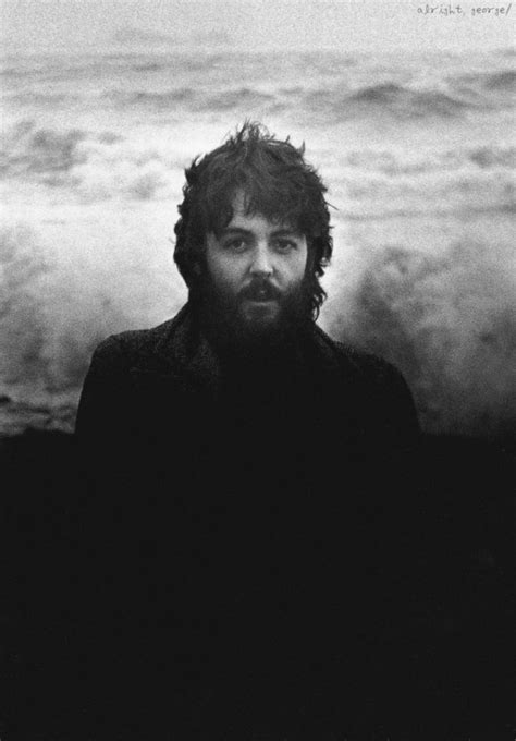 Super Seventies — A bearded Paul McCartney at the beach.