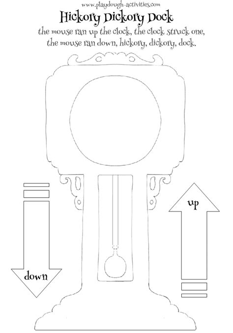 Hickory Dickory Dock Printables | TUTORE.ORG - Master of Documents