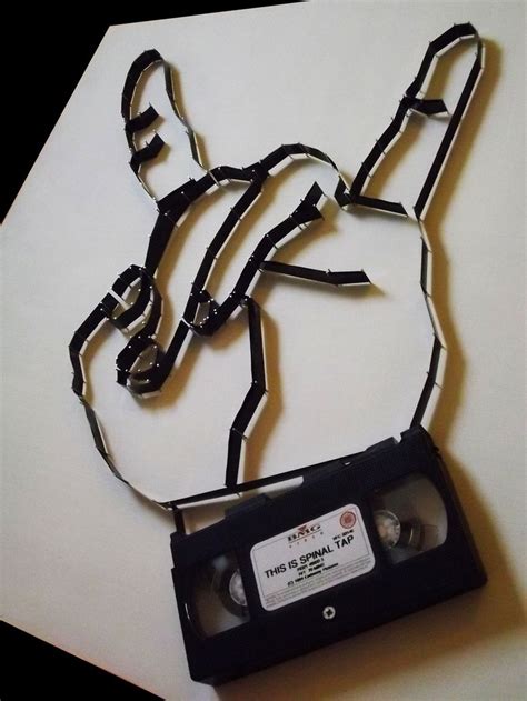 VHS artwork | Vhs crafts, Tape sculpture, Tape art