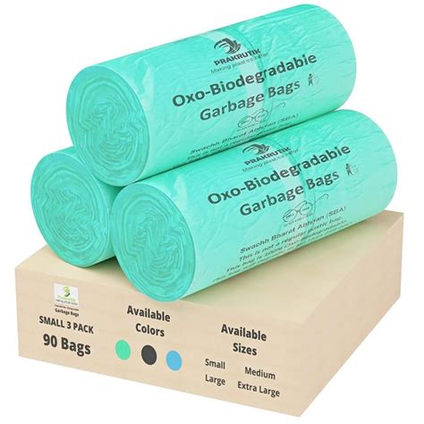 Oxo Biodegradable Garbage Bags (Rolls) – Prakrutik