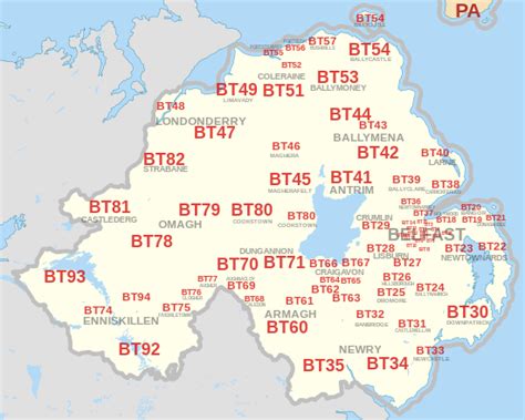 Belfast postcode information - list of postal codes | PostcodeArea.co.uk