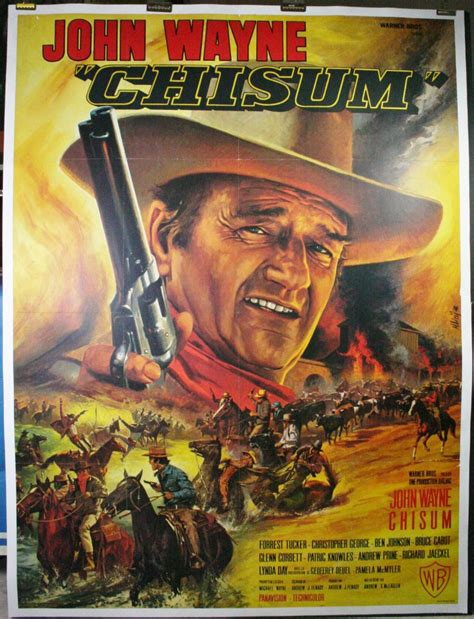 CHISUM, Original Vintage John Wayne Movie Poster - Original Vintage Movie Posters