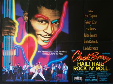 Original Chuck Berry Hail! Hail! Rock 'n' Roll Movie Poster