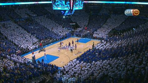 Oklahoma City Thunder Fans, Perfectly Color-Coordinated - SBNation.com