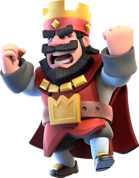 Clash Royale Angry Red King transparent PNG - StickPNG