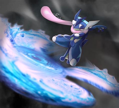 Greninja Water Shuriken by art-ayu on DeviantArt