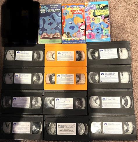 Lot of 15 Blues Clues Vhs Tapes Big Holiday Bluestock 100th - Etsy