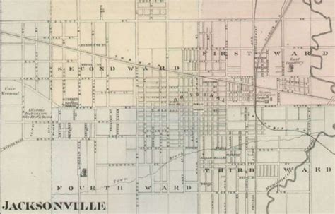 Jacksonville map 1874 – LEURIG LIBRARY