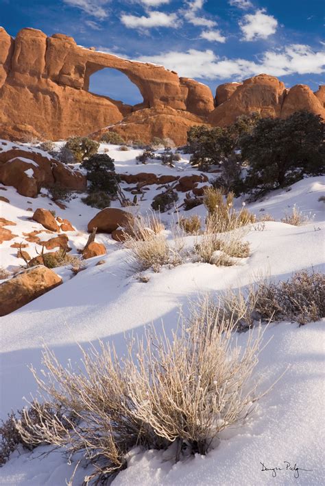 Arches National Park | Winter snow on Skyline Arch in Arches… | Flickr