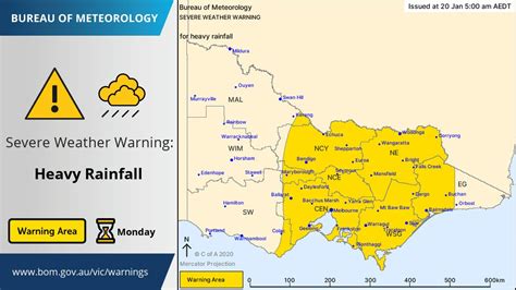 Bureau of Meteorology, Victoria on Twitter: "Severe Weather Warning ...