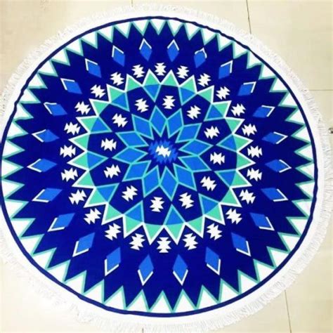 Round Mandala Microfiber Beach Towel – Yoga Mandala Shop