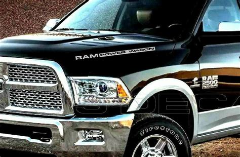 Power Wagon Hood Body Decal OEM 2PC Set New Fits Ram 1500 2500 3500 HD - KLP Customs