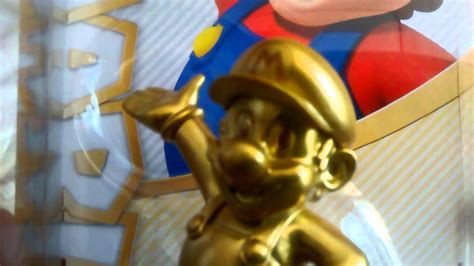 Gold amiibo Edition: Mario, Gold Mario amiibo!!!! - YouTube