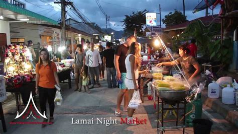 Koh Samui Attractions - Lamai Night Market - YouTube