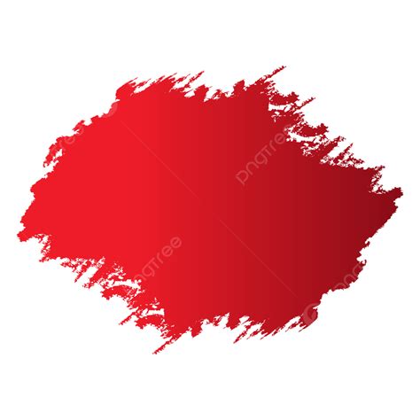 Red Color Gradient Brush Stroke, Red Paint Brush, Gradient Red Brush ...